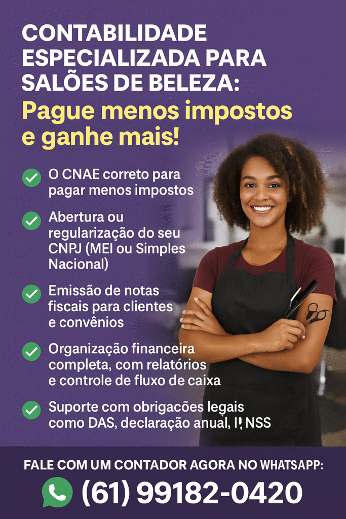 💇♀️ Contabilidade especializada para salões de beleza: Pague menos impostos e ganhe mais!